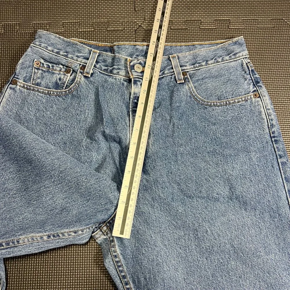 Levis 560 Loose Fit Straight Leg Womens Jeans 14 Reg Medium Blue Denim - Picture 4 of 6
